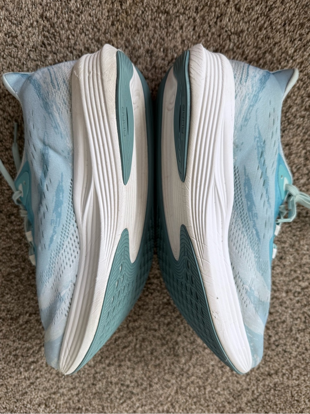 Asics Gel-Noosa Tri 15 Soothing Sea Blue/ Pure Silver Running Shoes Sz 10 - Picture 7 of 12